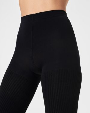 Rib Knit Shorty Tights