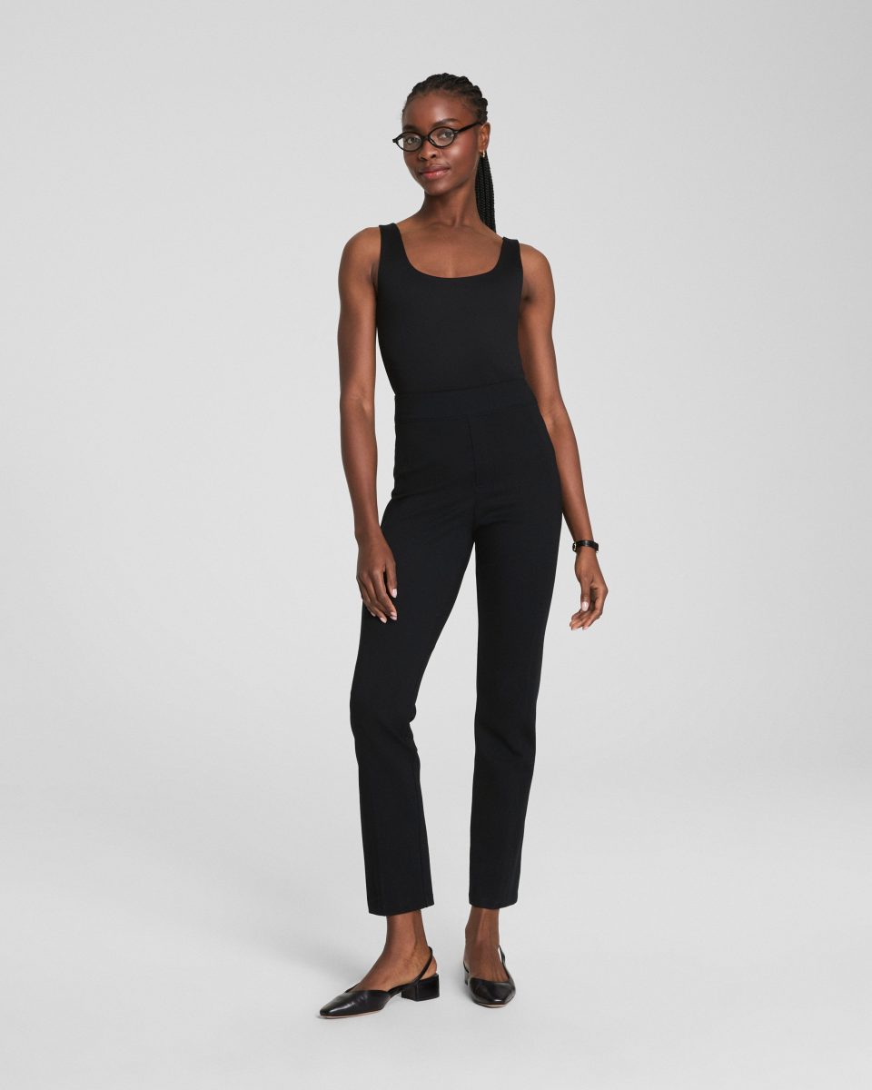 Ponte Slim Straight Pant