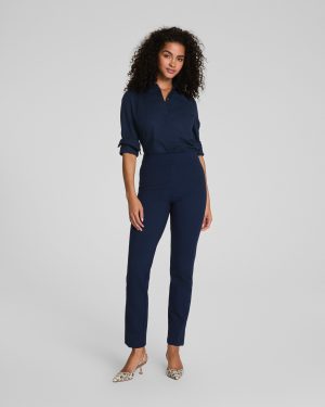 Ponte Slim Straight Pant