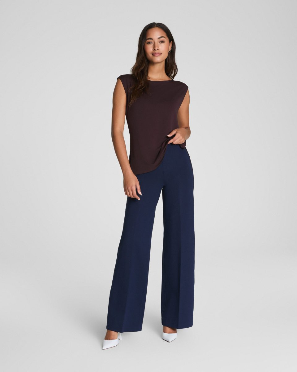 Ponte Wide Leg Pant