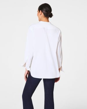 Poplin Button-Up Tunic
