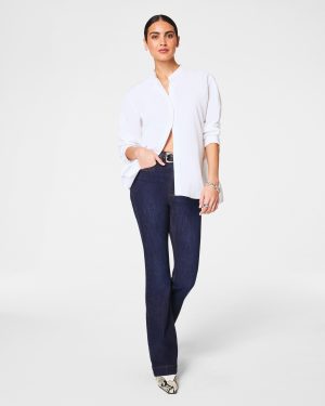 Poplin Button-Up Tunic