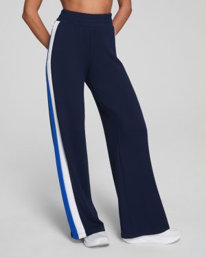 Colorblock Wide Leg Track Pant