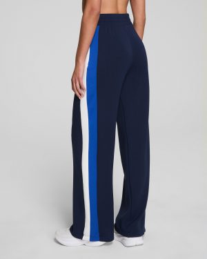 Colorblock Wide Leg Track Pant
