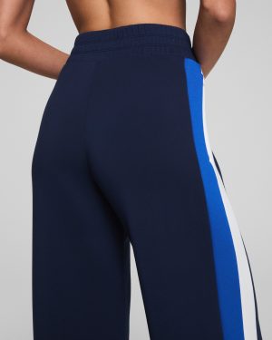 Colorblock Wide Leg Track Pant