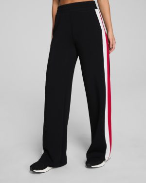 Colorblock Wide Leg Track Pant