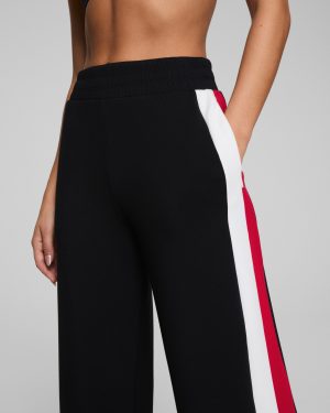 Colorblock Wide Leg Track Pant