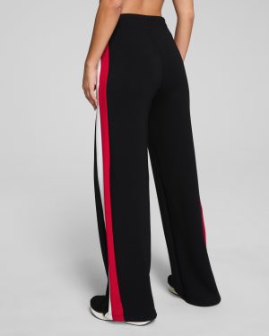 Colorblock Wide Leg Track Pant