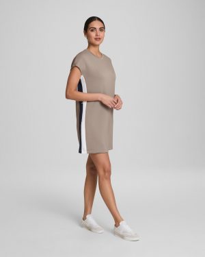Colorblock Mini T-Shirt Dress