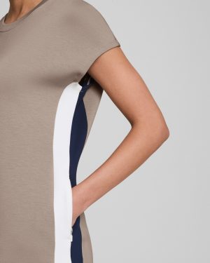 Colorblock Mini T-Shirt Dress