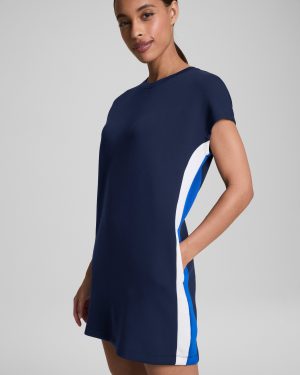 Colorblock Mini T-Shirt Dress