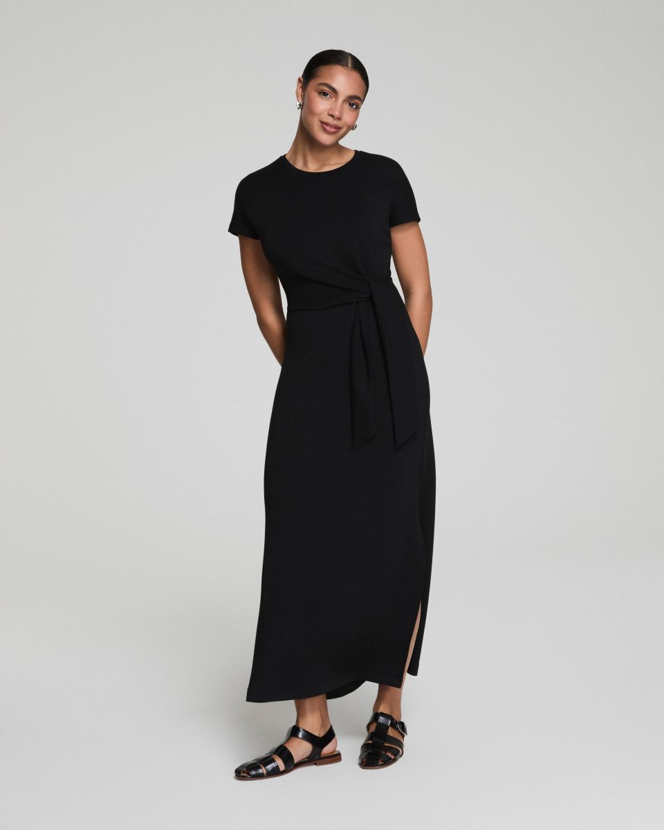 Tie-Waist Maxi Dress