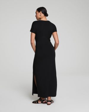 Tie-Waist Maxi Dress