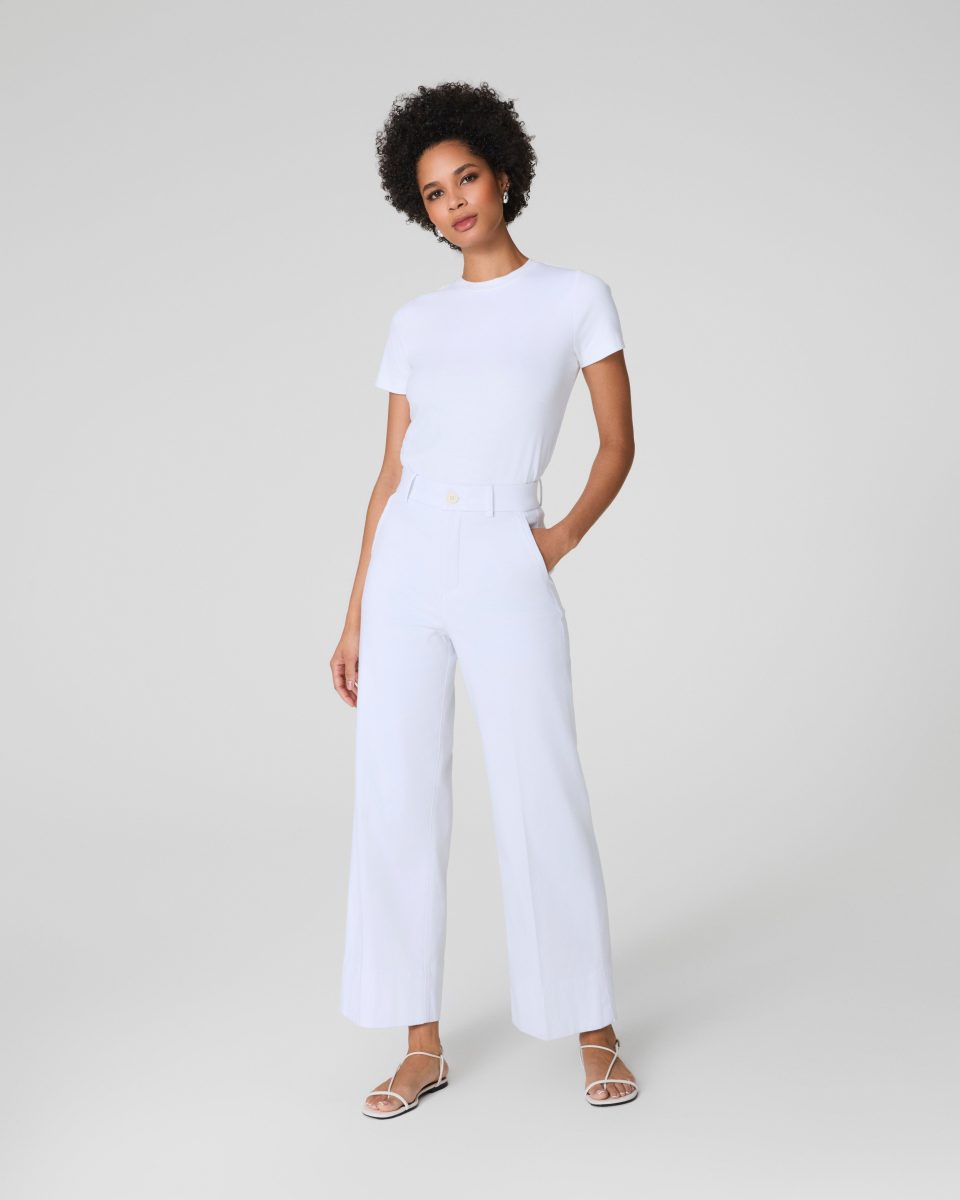 Cropped Wide Leg Pant