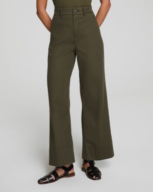 Cropped Wide Leg Pant
