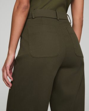 Cropped Wide Leg Pant