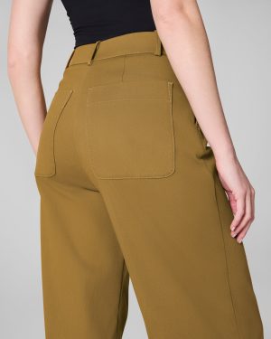 Cropped Wide Leg Pant