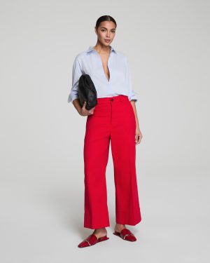 Cropped Wide Leg Pant