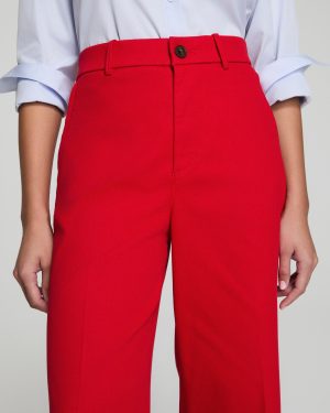 Cropped Wide Leg Pant