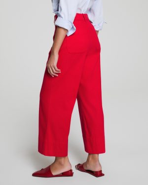 Cropped Wide Leg Pant