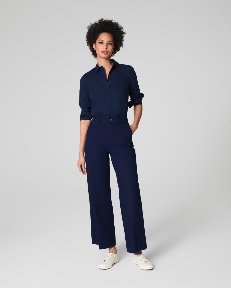 Cropped Wide Leg Pant