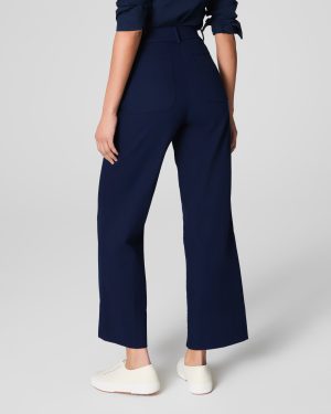 Cropped Wide Leg Pant