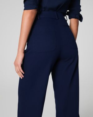 Cropped Wide Leg Pant