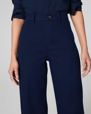 Cropped Wide Leg Pant
