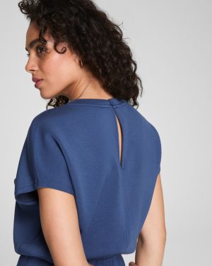 Cap Sleeve Cinched Jumpsuit