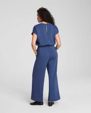 Cap Sleeve Cinched Jumpsuit