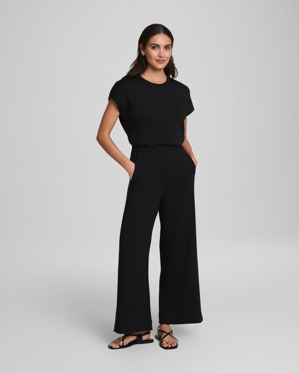 Cap Sleeve Cinched Jumpsuit