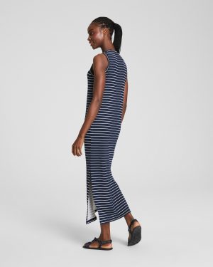 Stripe Maxi Tank Dress