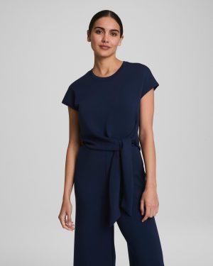 Tie-Waist Jumpsuit