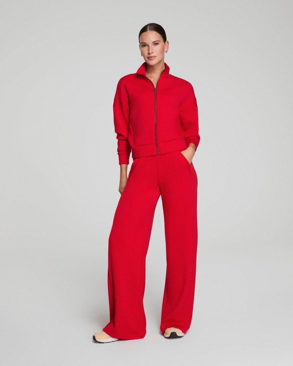 Wide Leg Track Pant