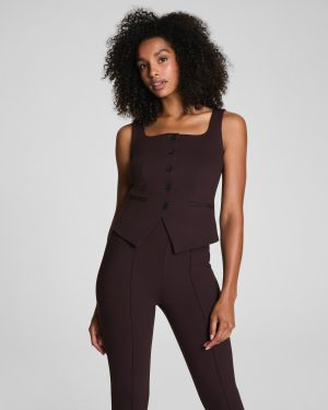Ponte Tailored Vest