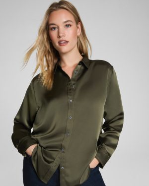 Silky Smooth Button Down