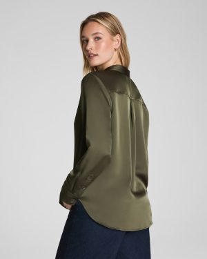 Silky Smooth Button Down