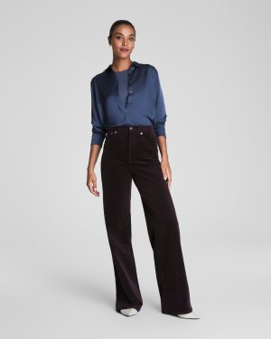 Corduroy Wide Leg Jeans