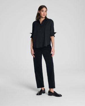 Corduroy Barrel Leg Jeans