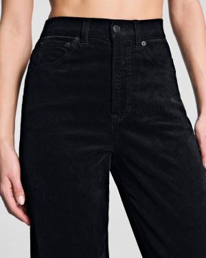 Corduroy Barrel Leg Jeans