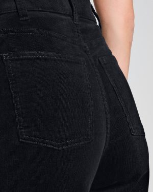 Corduroy Barrel Leg Jeans
