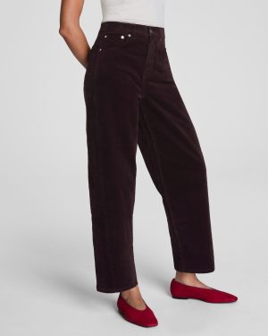 Corduroy Barrel Leg Jeans