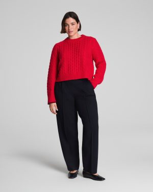 Cropped Cable Marin Sweater