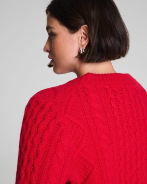 Cropped Cable Marin Sweater