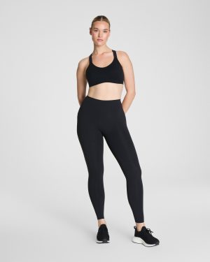 Full-Length Leggings with Mid-Tummy Compression