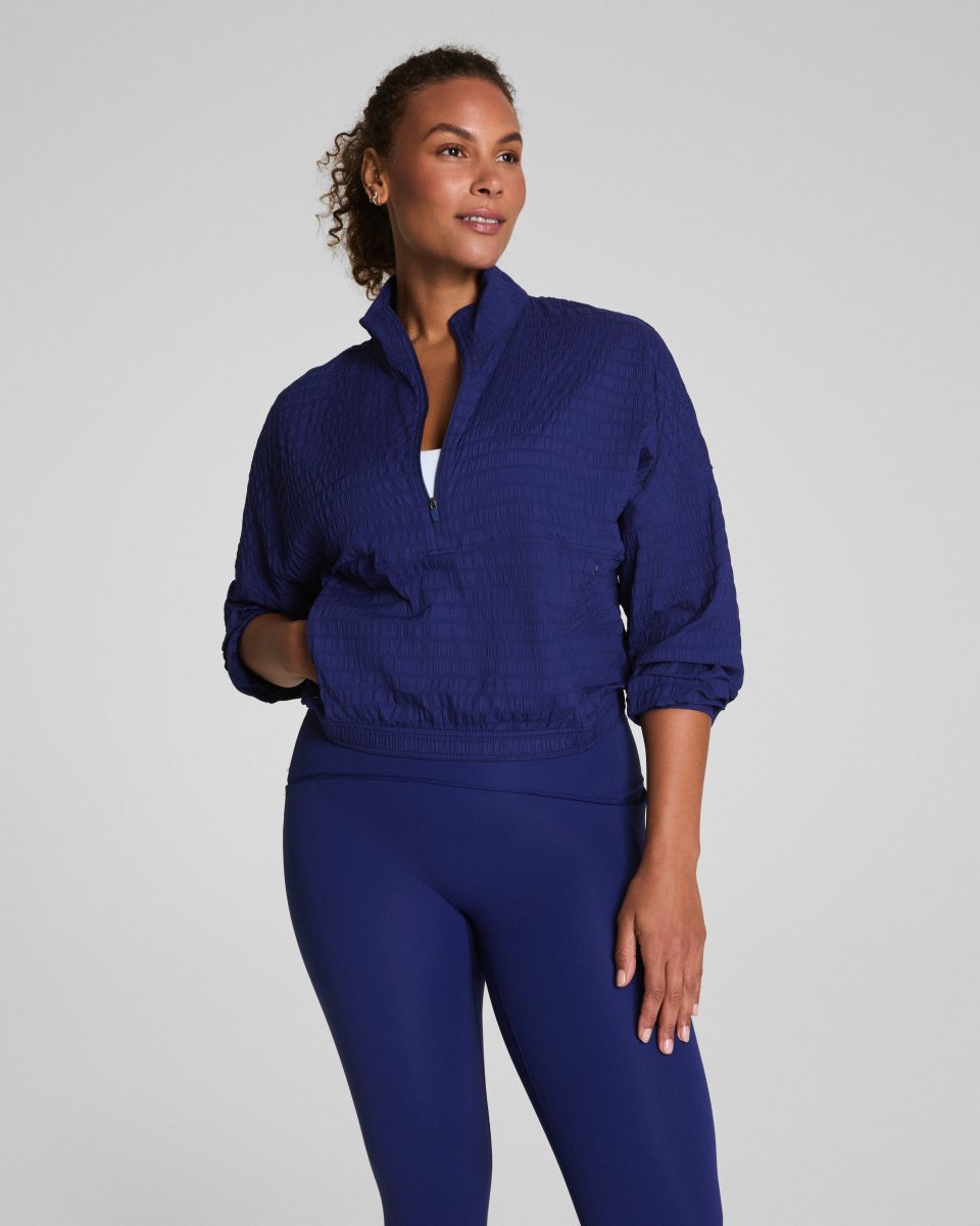 Textured Half Zip