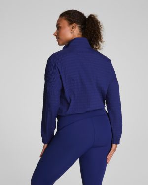 Textured Half Zip