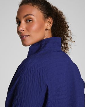 Textured Half Zip