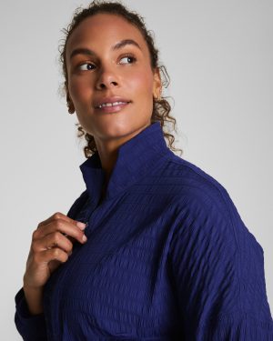Textured Half Zip
