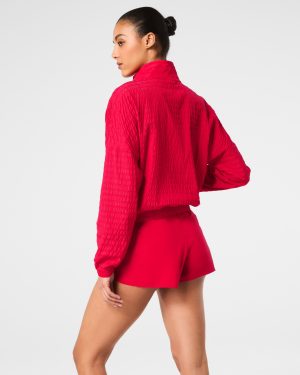 Textured Half Zip